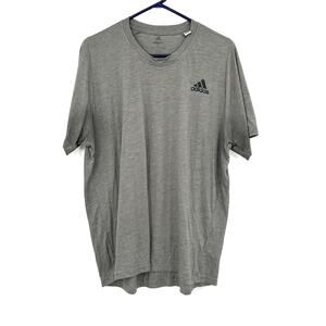 Adidas Freelift Size XL Crewneck Short Sleeve T-Shirt‎ Gray Climalite Tee Top